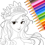 Cover Image of Unduh Princess Coloring:Drawing Game  APK