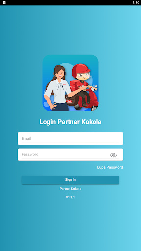 Android application Partner Kokola screenshort