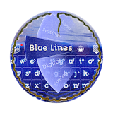 Blue Lines GO Keyboard icon