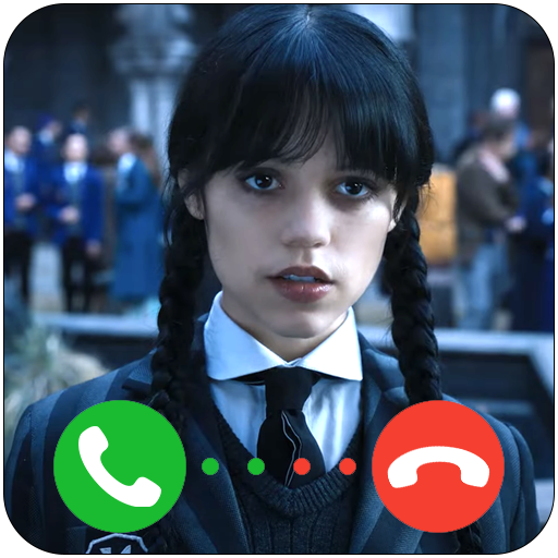 Wednesday Addam Fake Call logo
