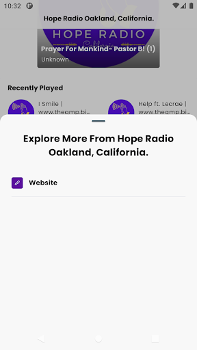 Hope Radio Oakland California Screen 3