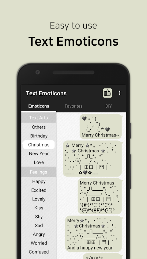 Text Emoticons (テキスト顔文字)のおすすめ画像2