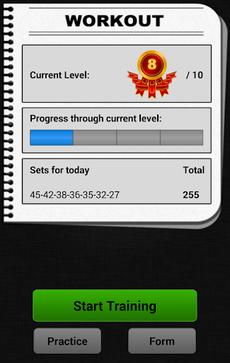 Squats Trainer Screen 2