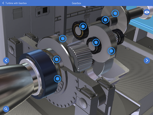 Android application SKF Virtual Turbine screenshort