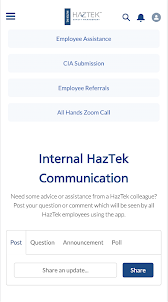MyHazTek Employee Portal