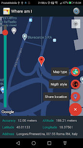 Where am I – My GPS position 6