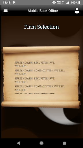Suresh Rathi Backoffice Screen 3