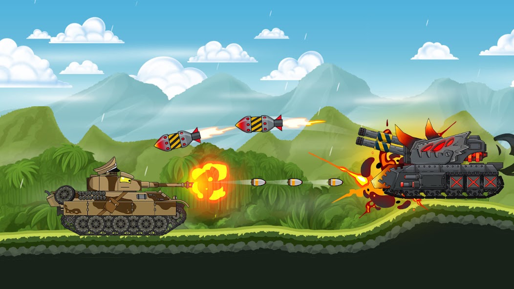 Tank Combat: War Battle 4.1.10 APK + Mod (Unlimited money) untuk android