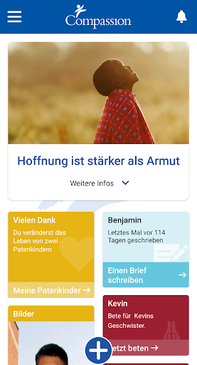 Android application Compassion Schweiz screenshort