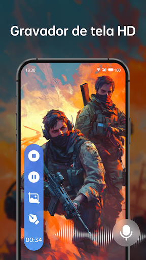 Visualização do aplicativo