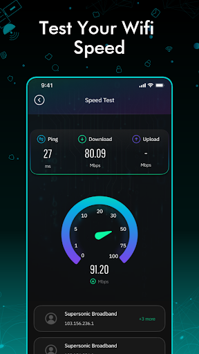 Wifi Analyzer: Show Passwords Screen 3