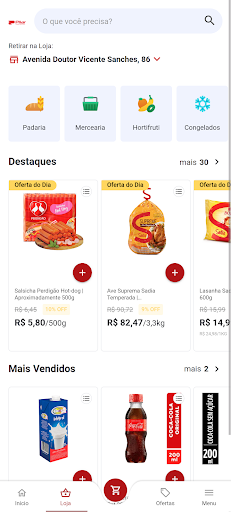 Android application Supermercado Pilar screenshort