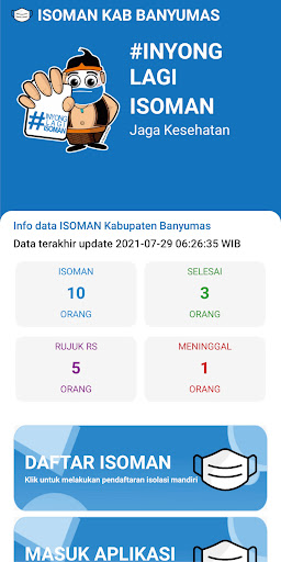 Isoman - Kab Banyumas Screen 2