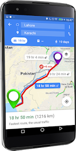 Captura de Pantalla 24 Mapa del buscador de rutas GPS android