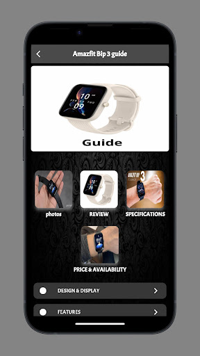 Amazfit Bip 3 guide Screen 3