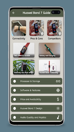 Android application Huawei Band 7 Fitness Guide screenshort
