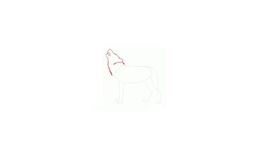 オオカミの描き方