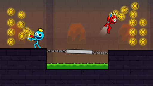 Red and Blue Stickman 2 screenshot 3