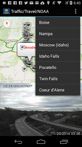 Idaho Traffic Cameras Screen 3