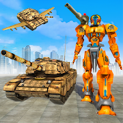Flying Air Robot Transform Tank Robot Battle War  Icon