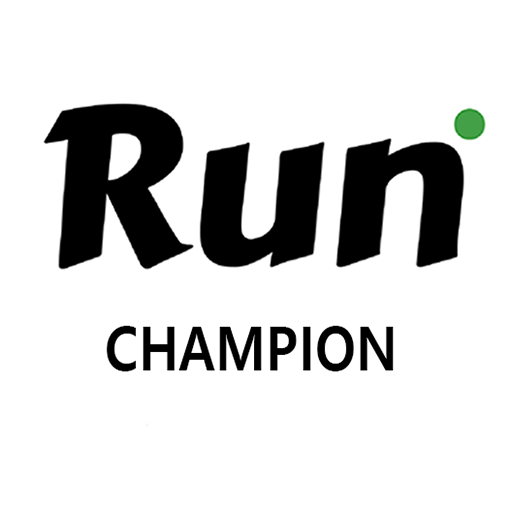RUN CHAMPION: Run delivery tri logo