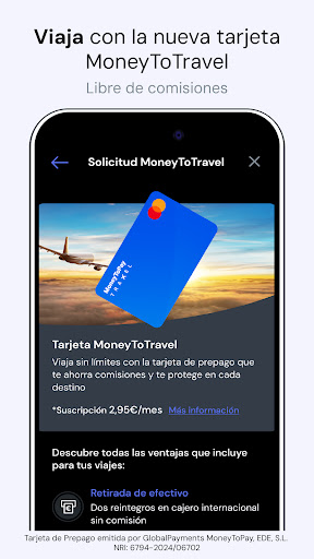 MoneyToPay: Tu Tarjeta Prepago Screen 2