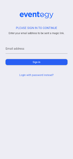 Android application Eventogy Attendee screenshort