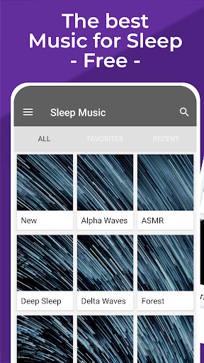 Android application Music for Sleep - Sleep Sounds screenshort