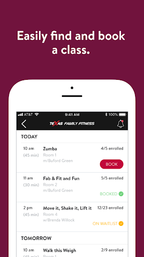 Screenshot of TX Family Fitness