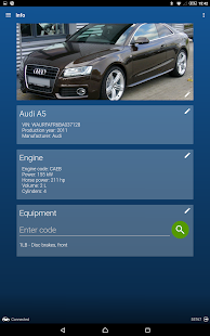 OBDeleven VAG car diagnostics Screenshot