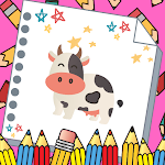 Cover Image of Baixar Cow Dot Marker Coloring Book  APK