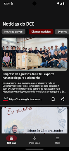 Android application DCC/UFMG App screenshort