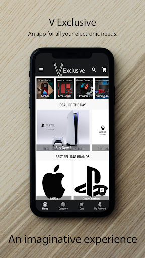 Android application vExclusive Gaming Store screenshort