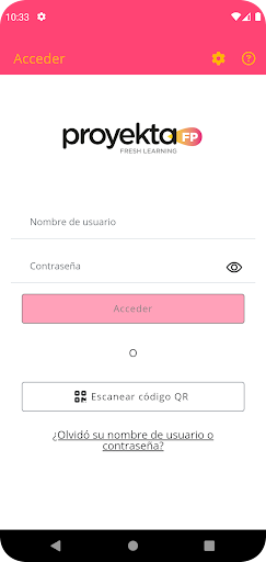 Android application Proyekta FP Campus screenshort