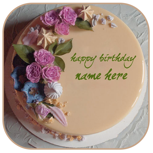 Write On Birthday Cake - Name logo