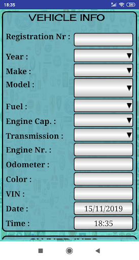 Garage Manager Screen 3