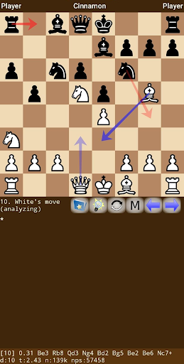 Android application Cinnamon Chess Engine screenshort