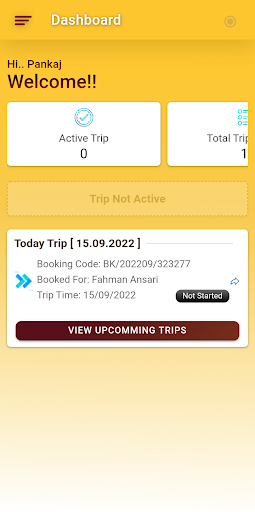 TMS Driver App Screen 2