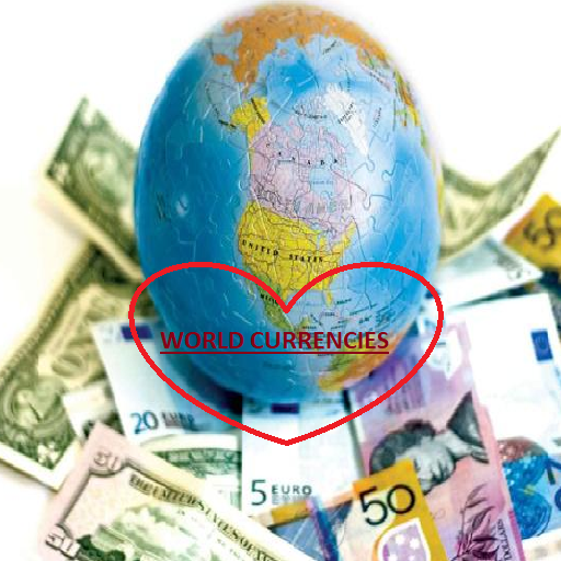 world flags and currencies logo