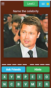 Guess the celebrity: Quiz game