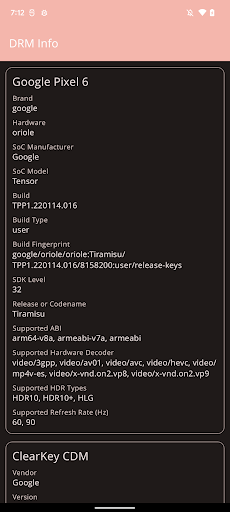 DRM Info Screen 2