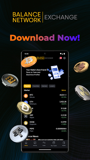 Android application Balance Network Exchange screenshort