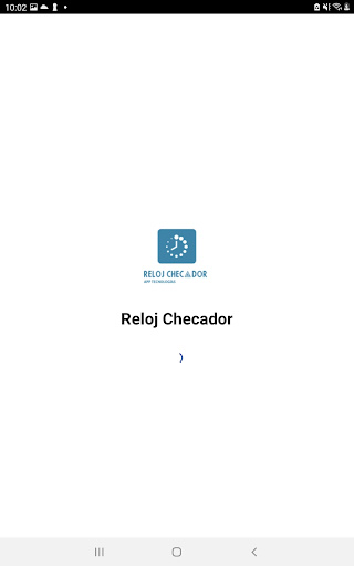 Android application App Reloj checador screenshort