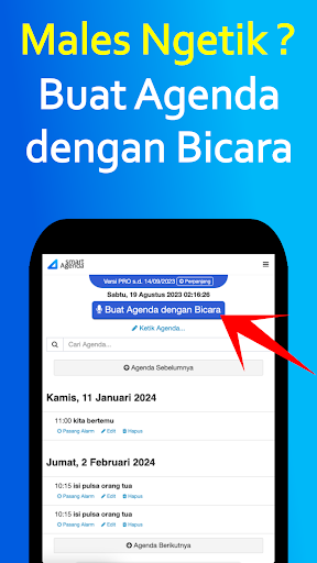 Smart Agenda - Buat Jadwal Screen 2