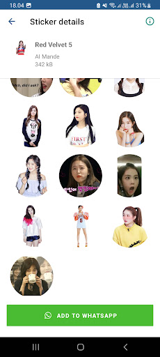 Red Velvet Sticker Screen 2