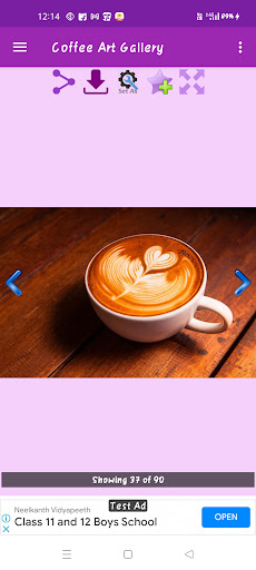 Coffee Art Gallery Screen 3