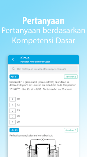 Android application Kodesoal Guru screenshort