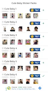 Cute Baby WhatsApp Stickers
