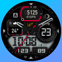 SH019 Watch Face, WearOS watch