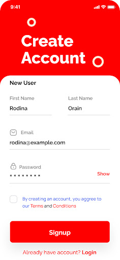 Android application Malik- مالك screenshort